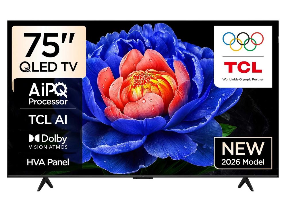 Телевизор NEW TCL 75T6D QLED 4K Google TV по Низкой цене+Доставка!