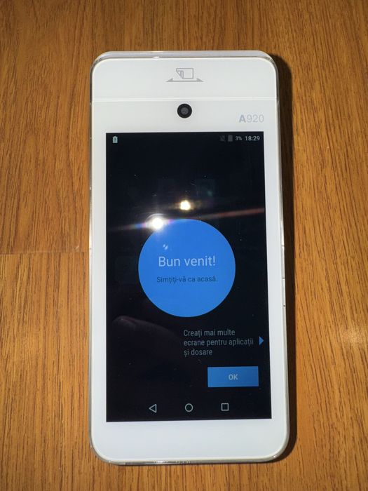 Terminal POS Smart PAX A920 cu imprimantă termică, ca nou, resetat