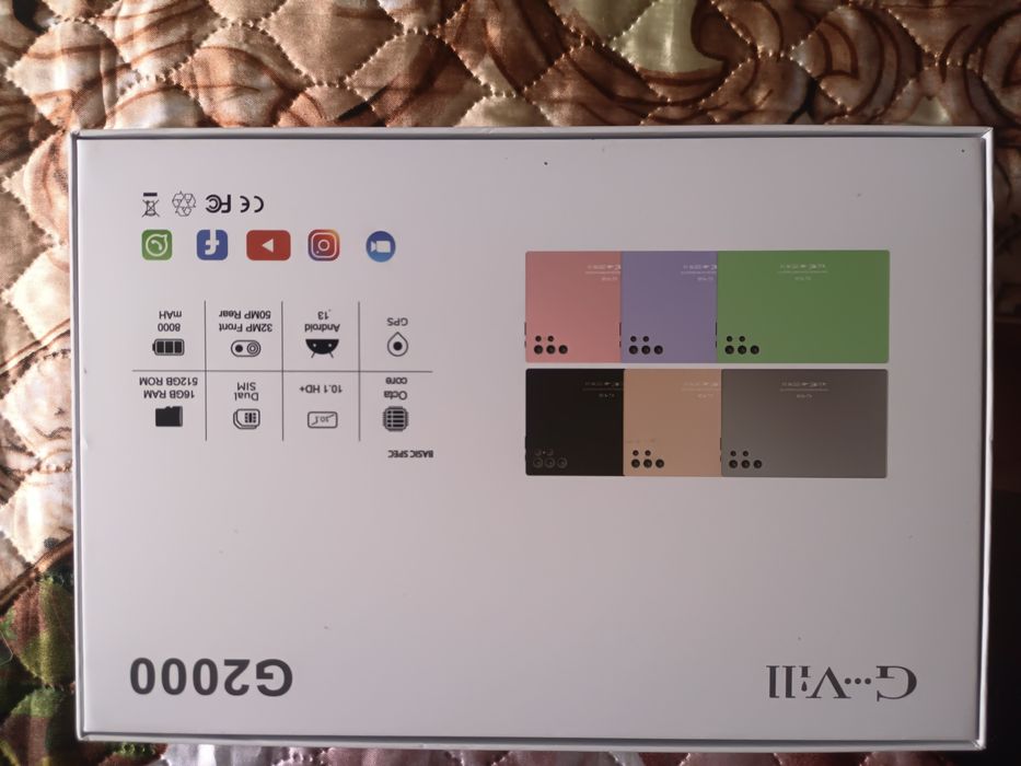 Планшет "G-2000"   512G /ozu 16g