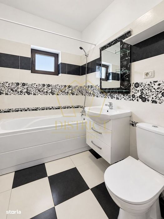 Apartament cu 3 camere mobilat | parter | Hotel IQ | Giroc