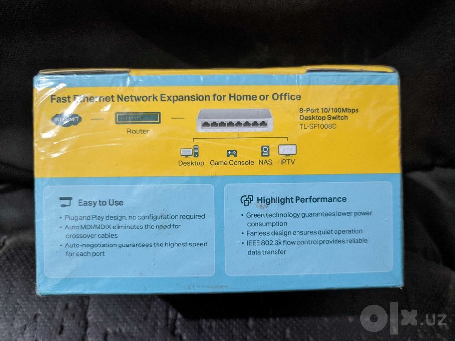 Коммутатор TP-Link TL-SF1008D Switch Свич