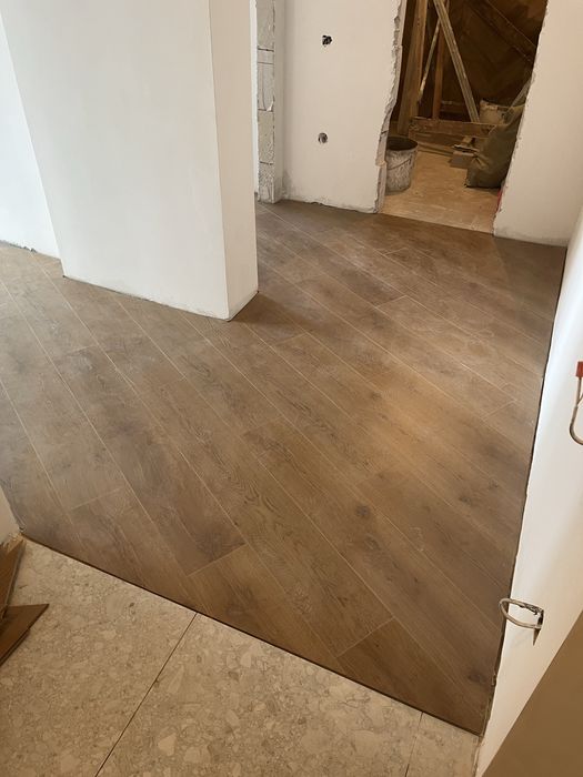 Укладка ламината монтаж плинтуса