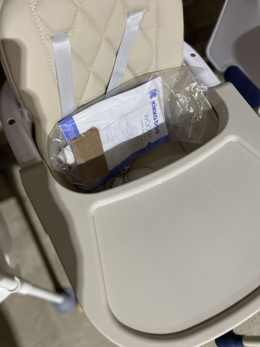 Scaun de masa Kikkaboo Woody Beige