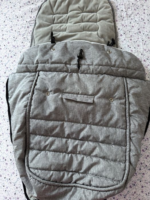 Зимно чувалче за количка . Сив цвят.