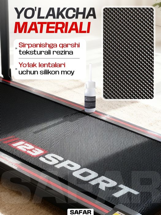 Smart yugurish yo‘lagi – 120 kg gacha, Ixcham va Mustahkam