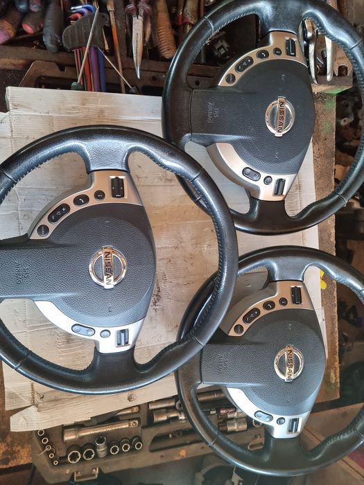 Volan piele + airbag (complet) Nissan Qashqai, X-trail