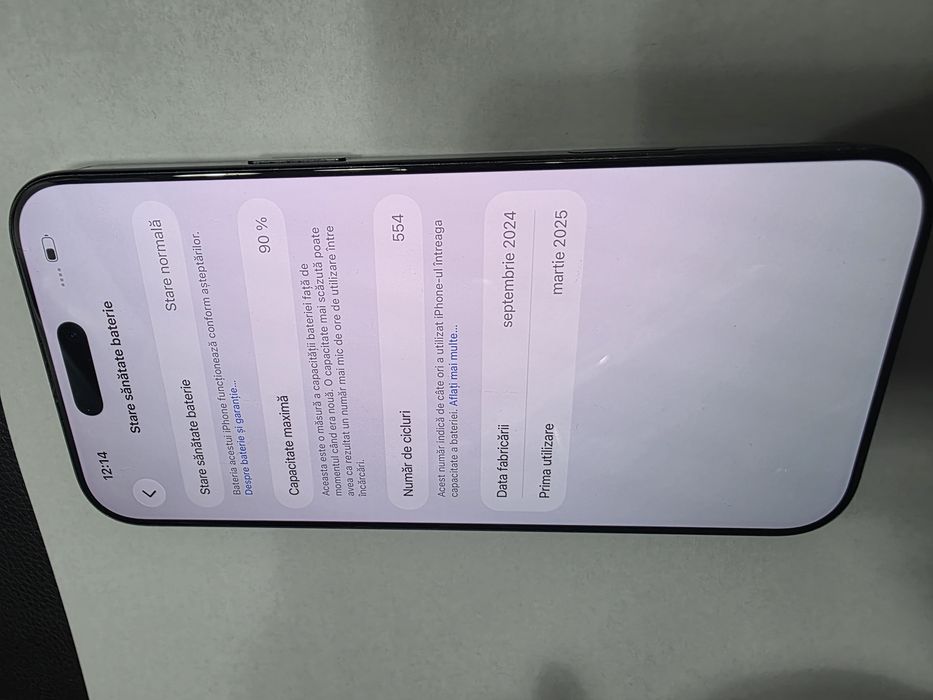 iPhone 16 Pro Max Black 256GB Liber de retea