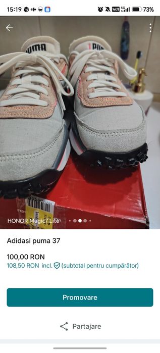 Adidasi dama puma  37