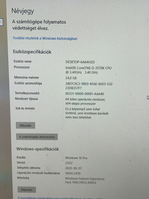 Pc Gaming I5 3570k  msi r9 390 8gb