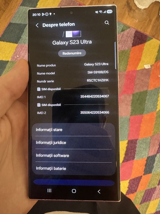 Samsung S23 ultra 512