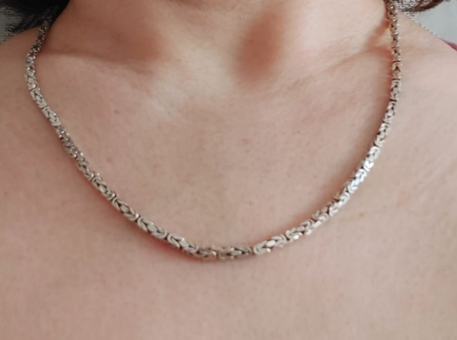 Серебряная цепь 925 пробы