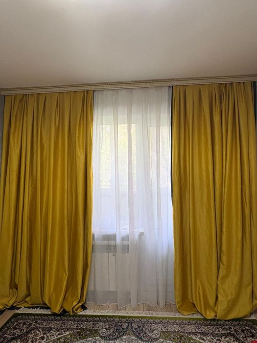 СРОЧНО продаю шторы с тюлем