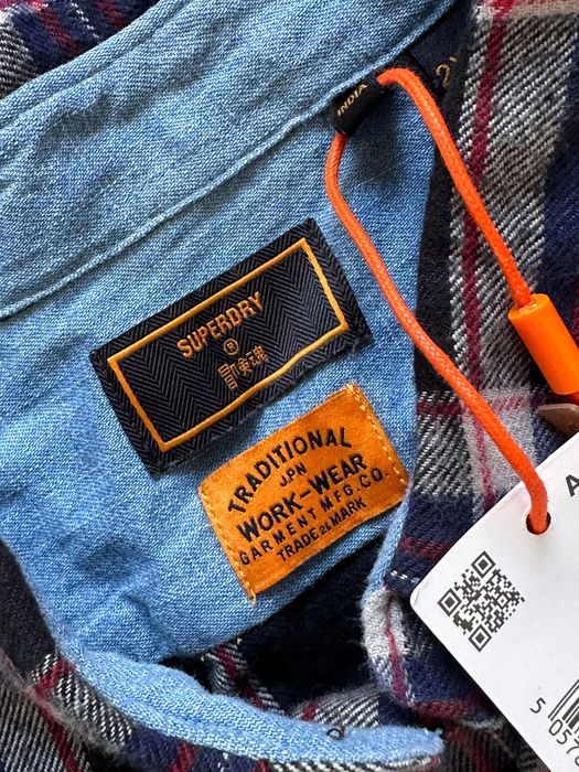 Camasa SUPERDRY Flanel Carouri Maneca Lunga Barbati | Marime 2XL