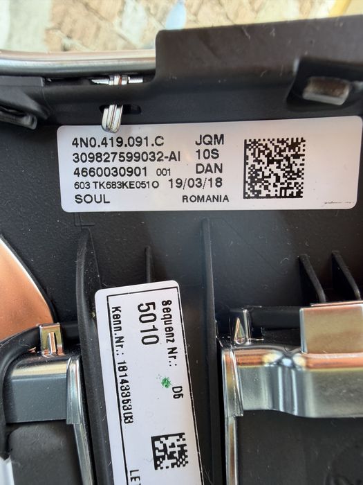 Volan + Airbag Audi A8 D5 4N : 4N0880201J / 4N0419091C