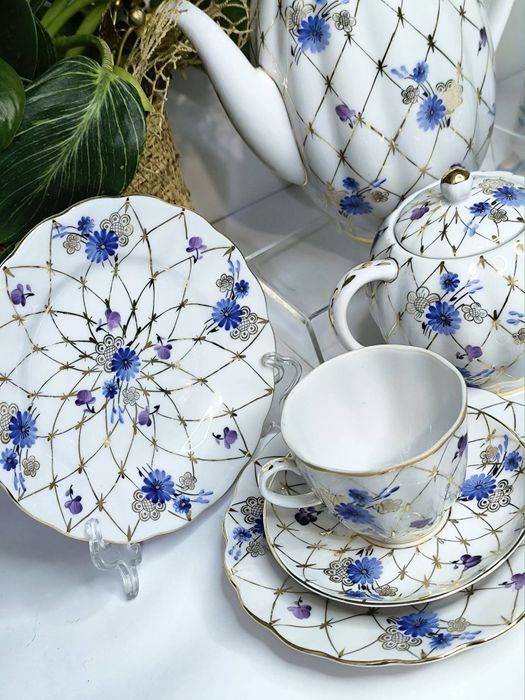 Руски порцелан ЛФЗ сервиз за кафе