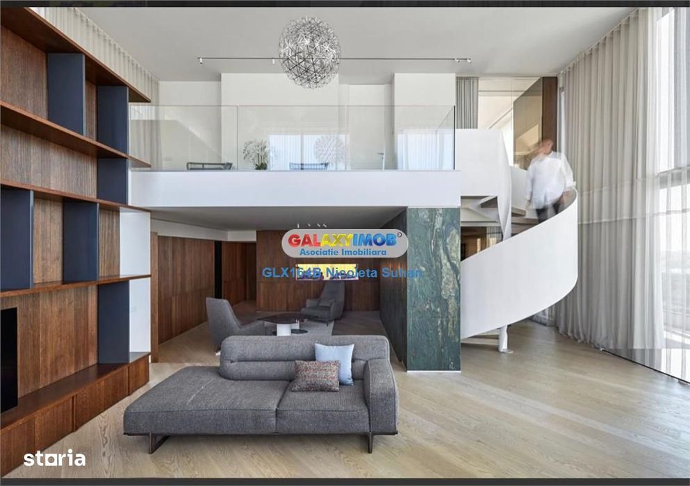 PenthouseTip Duplex 436 mp-5 camere LUX  Floreasca-Barbu Vacarescu Ved
