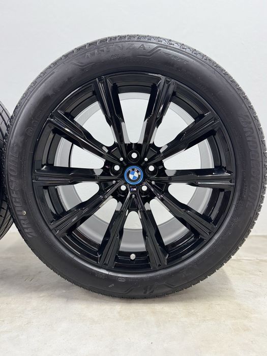 Jante Bmw X5 X6 R20 G05 G06 Originale M740 Black Bridgestone  90% de vara 2024