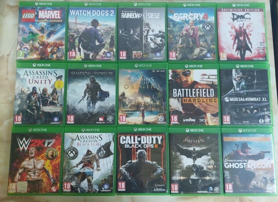[XboxOne] Vând 100 jocuri originale pentru Xbox One //poze reale