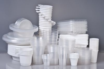 Одноразовая посуда пластиковая контейнер тара посуды