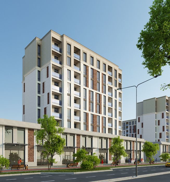 2х комнатная квартира за 100% оплату