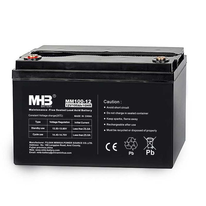 MHB 100 а/ч Оригинал аккумулятор для UPS и солнечных панелей Гарантия