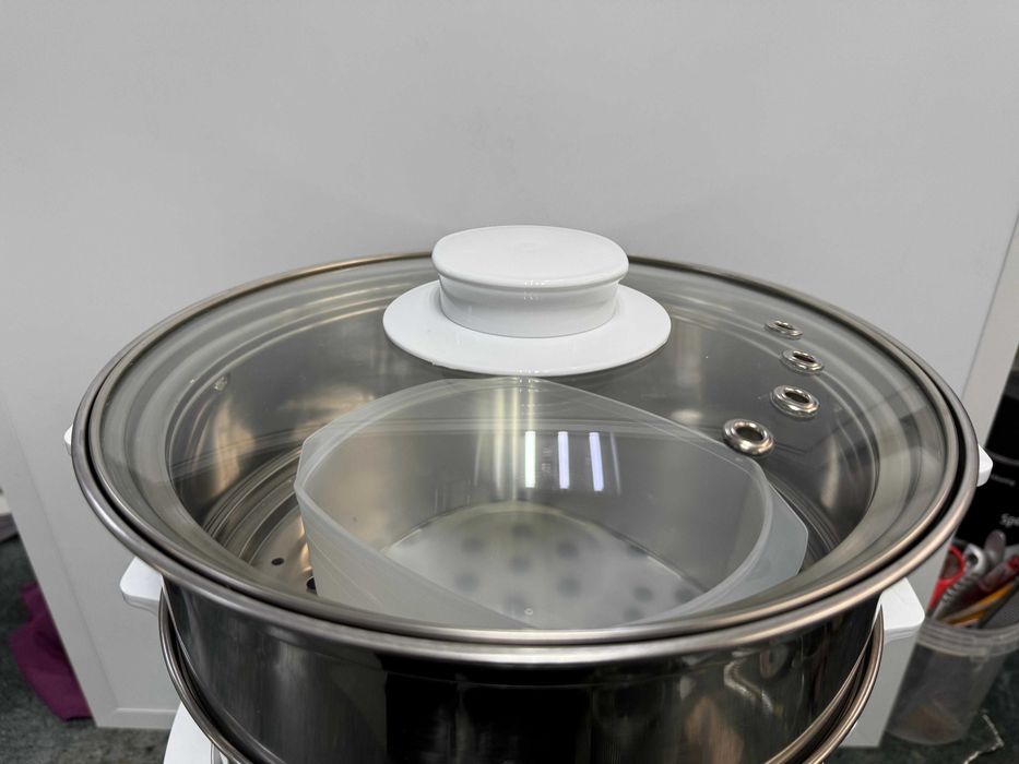 Aparat gătit la aburi Tefal Convenient Series Deluxe –Inox, 3 niveluri