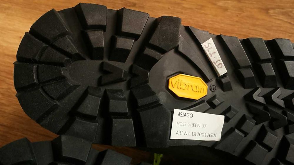 DIEMME ASIAGO MOSS GREEN Vibram Leather Shoes размер EUR 37 дамски естествена кожа - 120