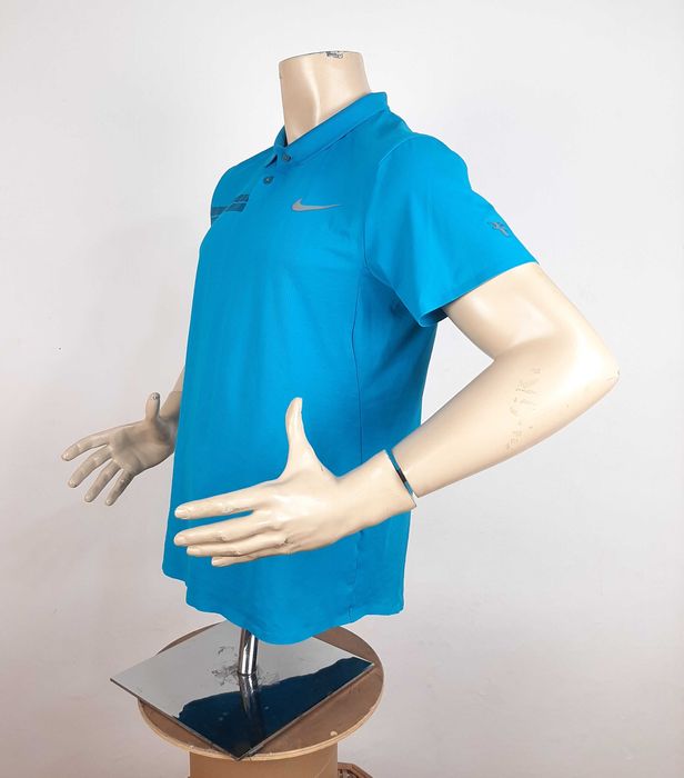Nike Roger Federer - Оригинална мъжка тениска с яка размер L
