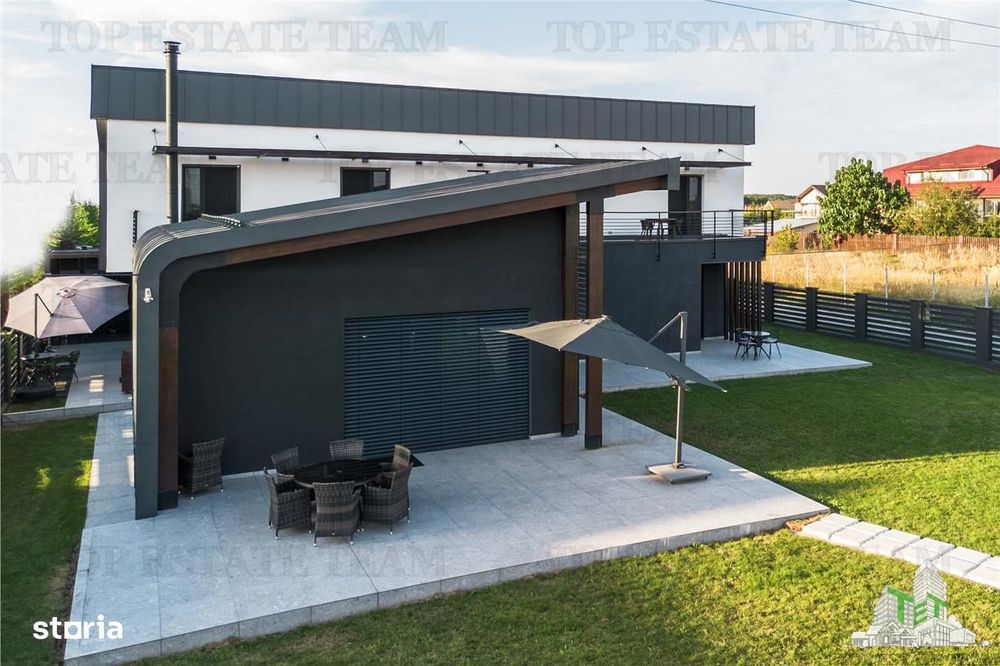 Casa moderna in Corbeanca cu 5 dormitoare si instalatia pentru piscina