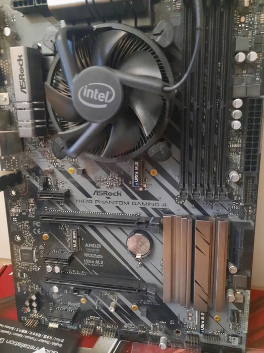 Дънна платка Asrock H470 CPU i5 10500