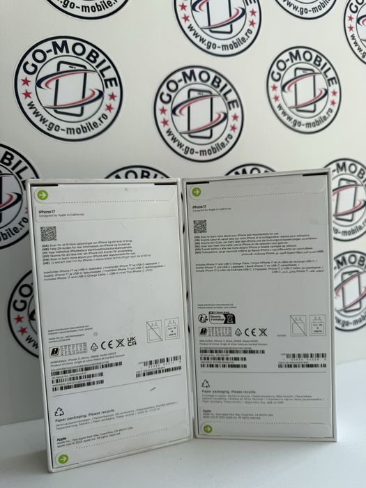 iPhone 17 - 256GB - Alb/Negru - NOU - Neactivat - Garantie