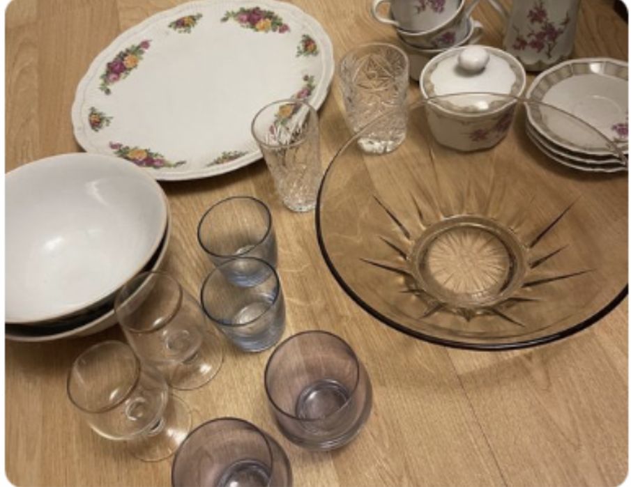 Посуда разная для дачи и дома