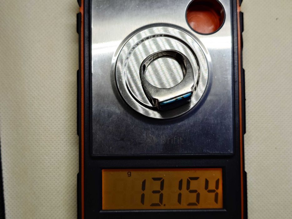 Inel argint „Copper Turquoise”