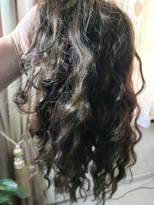 Парик натуральные волосы новый