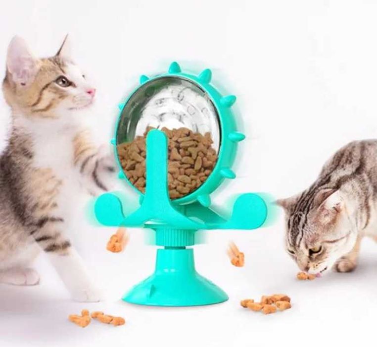 Интерактивная игрушка кормушка для кошек и собак