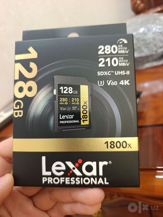 SanDisk extreme pro ва  Lexar gold