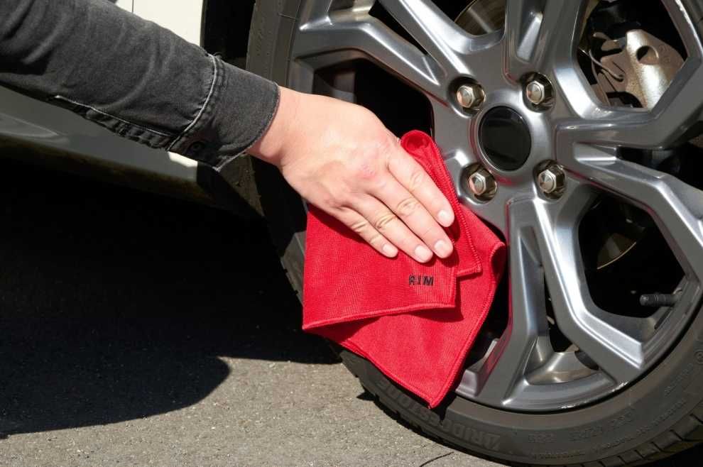 Микрофибърна кърпа за джанти All‑Ride - 35x35 cm, 250 gsm