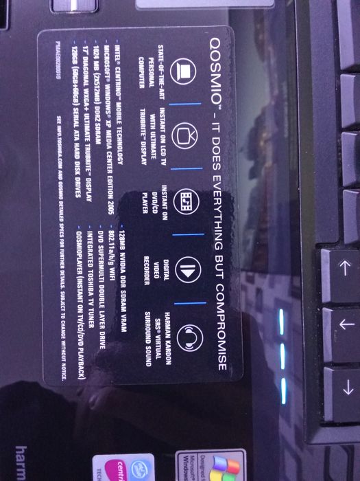 Ноутбук TOSHIBA Qоsmio