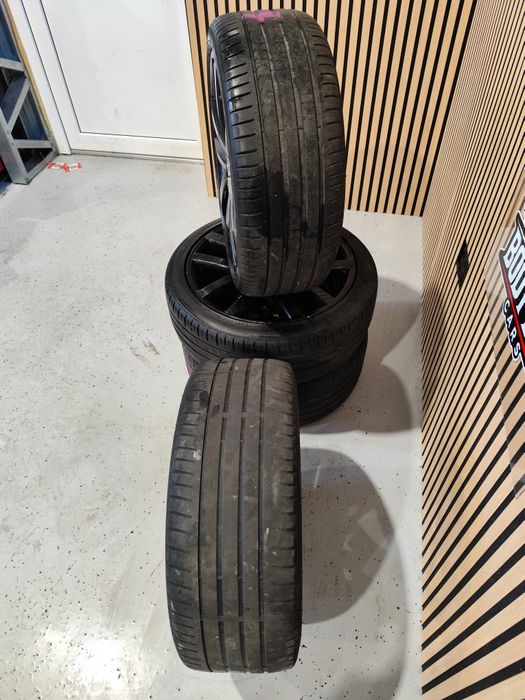 Set jante R18 Audi vw Skoda Seat 5x112 cu anvelope vara et51