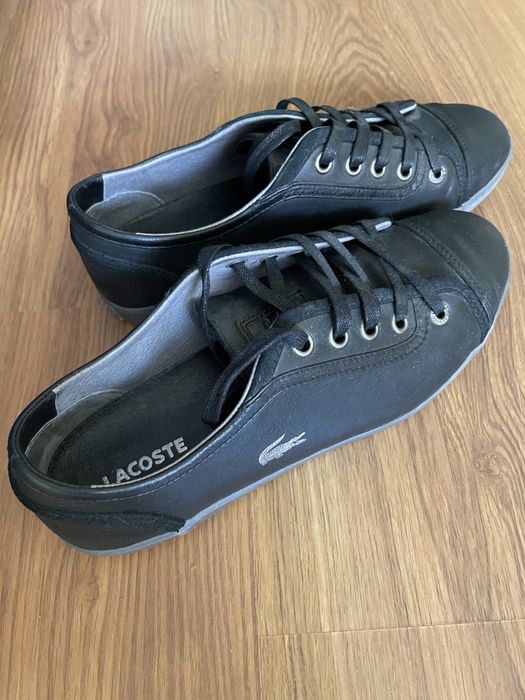 Lacoste оригинални черни кецки