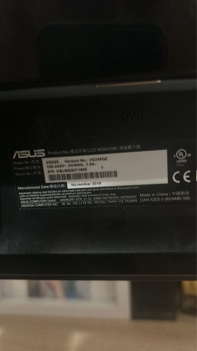 Monitor Asus VG248 144 hz, 1ms