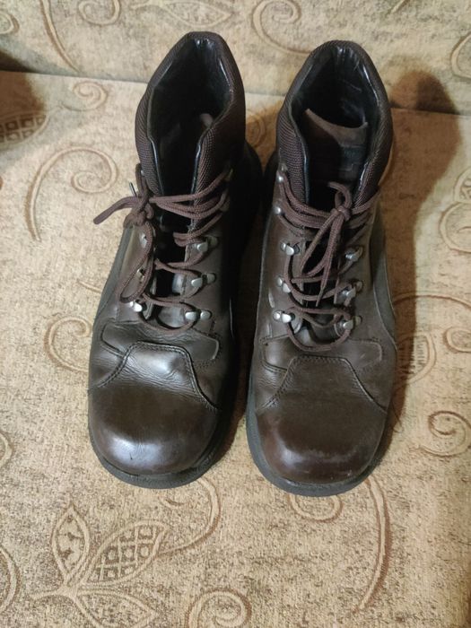 Мъжки зимни кожени боти Salamander.Размер 45,5