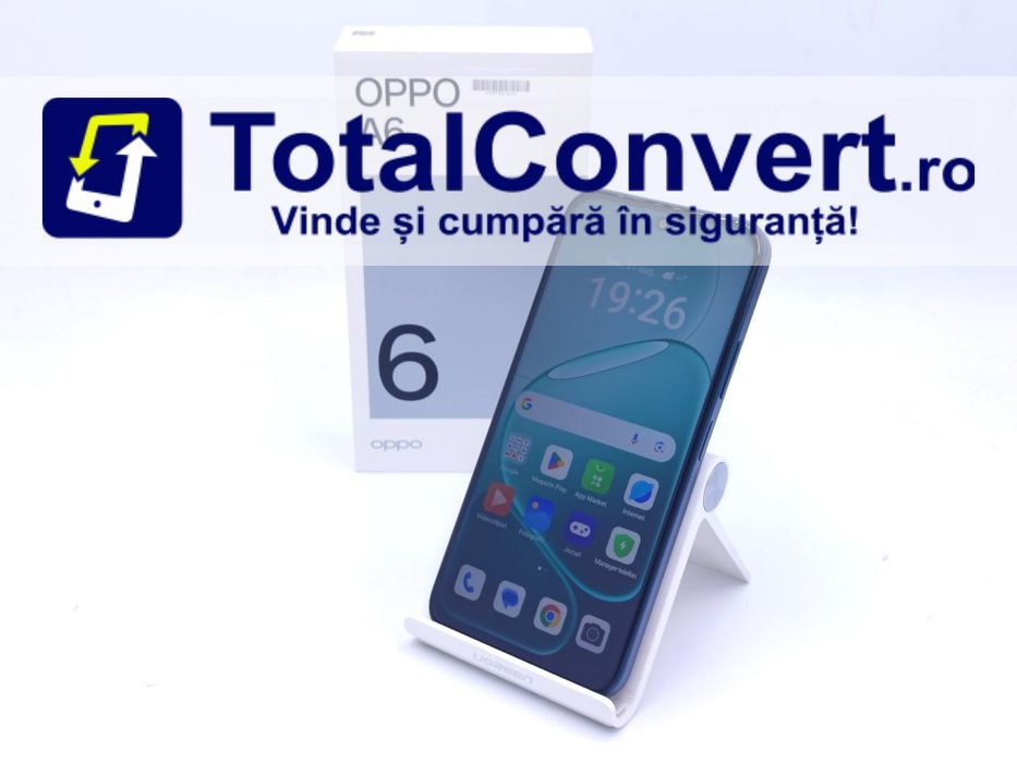 Oppo A6 256GB Sapphire Black 6GB Dual SIM, Garantie 24 luni | #D95722