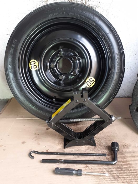 Roata rezerva SLIM cric HYUNDAI i30,i40,Ioniq,Elantra,KIA Ceed,Optima,Carens