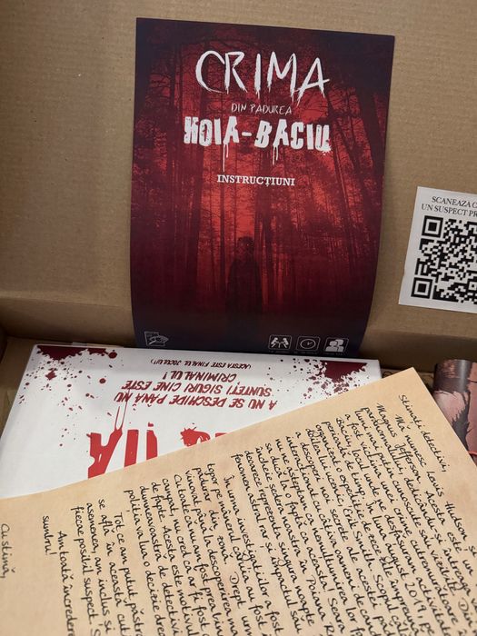 Joc de investigare Crima din padura Hoia Baciu