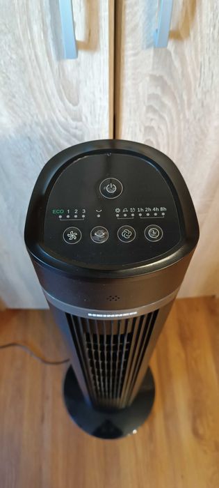 Ventilator Turn Heinner HMTF-D3BK, 45W, 3 viteze, telecomandă, timer, ECO