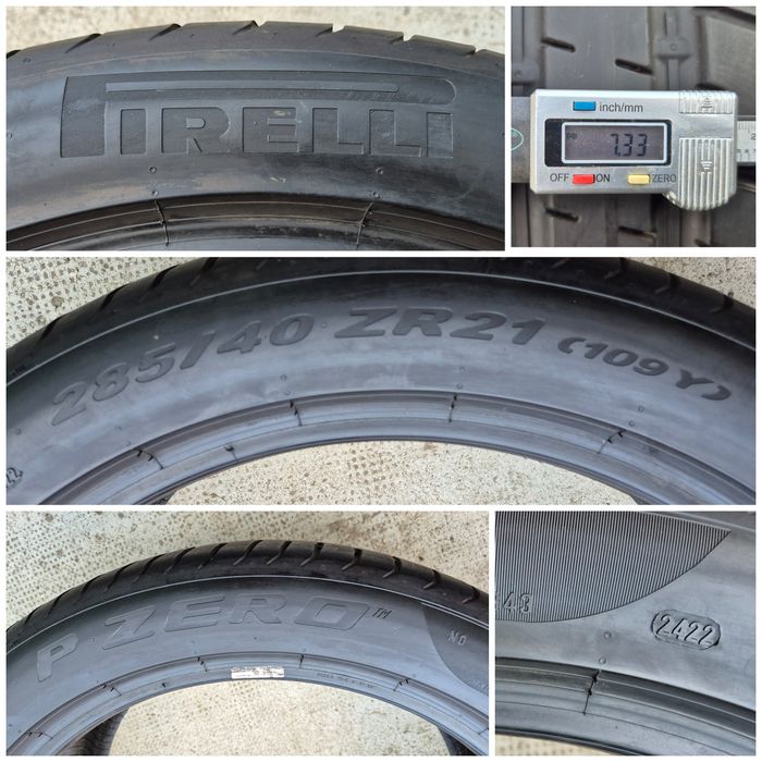 O bucată 285/40 R21 vară - una Pirelli
