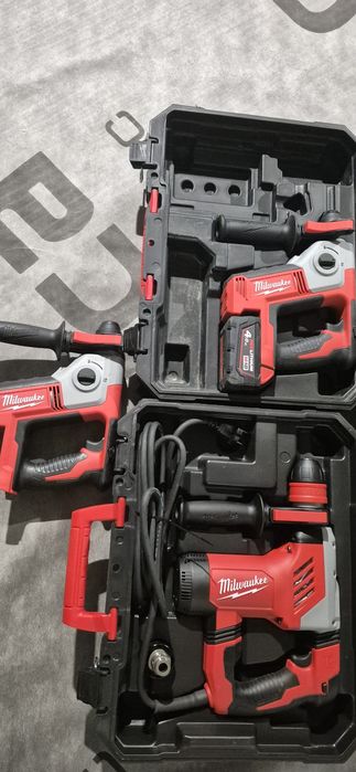 Milwaukee rotopercutor pe acumulator,curent