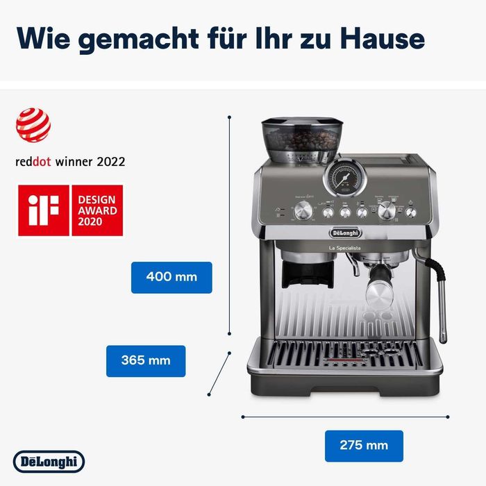 ПРОМО Нова 2г Гаранция Кафемашина Кафеавтомат DeLonghi La Specialista Arte Evo EC9255.T