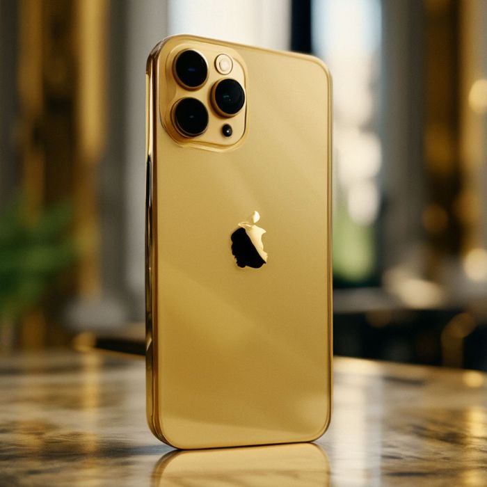 Айфон 13 про  зототистого цвета